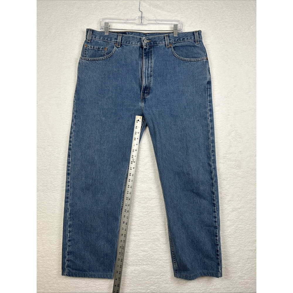 Vintage Levi's 505 Denim Blue Jeans 2001 USA Made 505-4891 Size 40x27 Hemmed